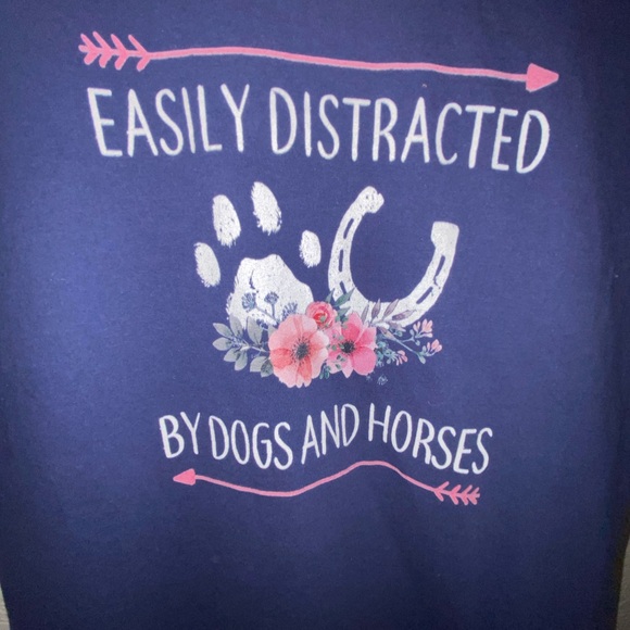 Port and Company Blue Short Sleeve Tee - Picture 2 of 5